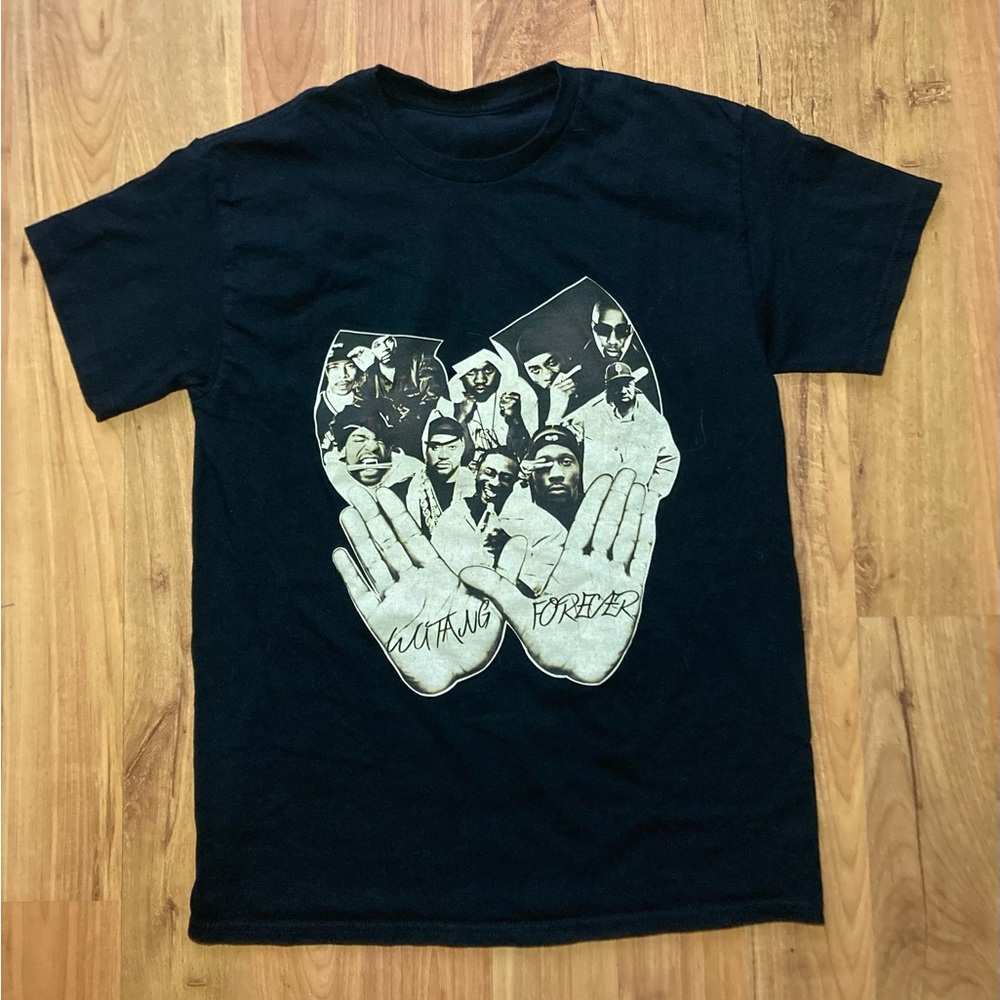 Wutang Forever Black Short Sleeve Mens Medium Tshirt Rare Unbranded